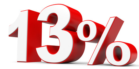 Discount 13 percent off.
