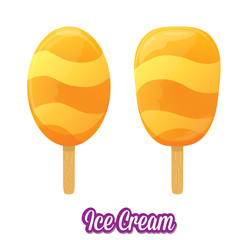 vector illustration of tasty ice cream 