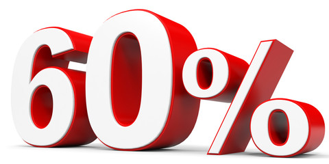 Discount 60 percent off.