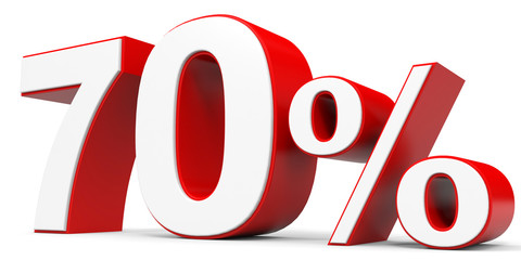 Discount 70 percent off.
