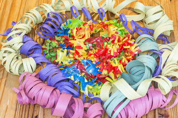 Wooden party background