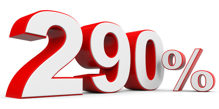 Discount 290 percent off.