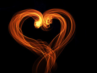 flame heart
