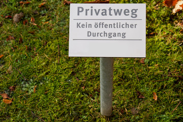 Privatweg