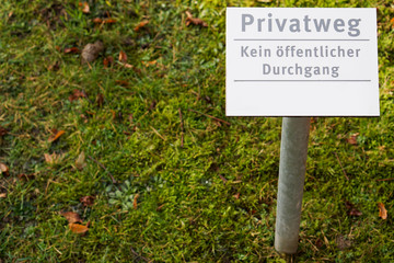 Privatweg