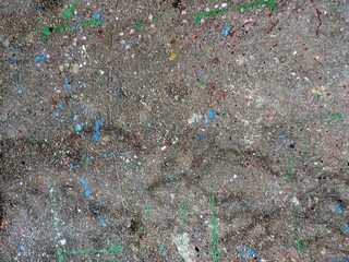 Fototapeta premium drops of paint on the asphalt. 