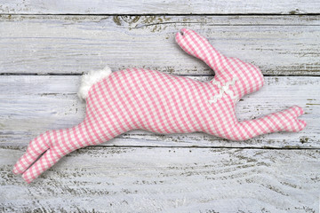 Stoffhase im Landhausstil - Handarbeit