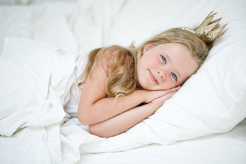Little princess in the morning bed © nuzza11