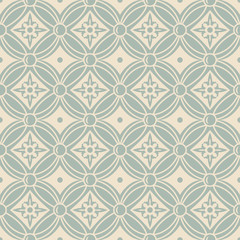 Elegant antique background image of round cross flower pattern.
