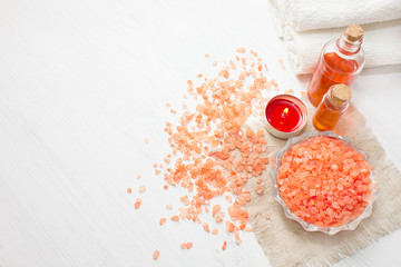 Spa exposure. Sea salt, grapefruit oil.