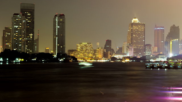 Bangkok riverside view