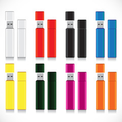 Color bright flash drive