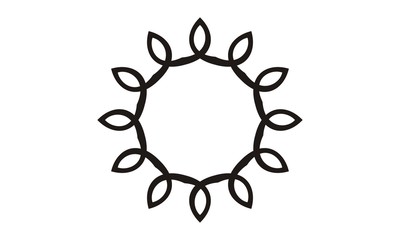 Flower Template Emblem