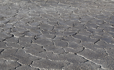 Fototapeta na wymiar background with the image of cracked soil