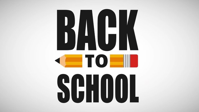 back to school design, Video Animation