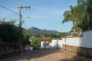 Tiradentes, BRAZIL - january 04, 2016:  Colonial Houses - Historical Town of the city (Unesco  World Heritage)