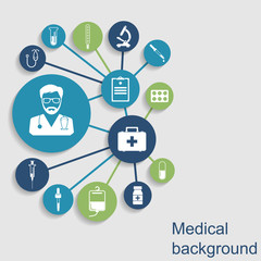 Medical concept background