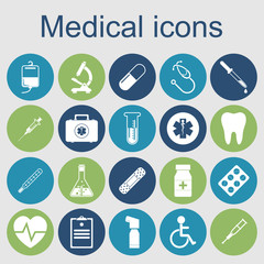 Fototapeta premium medical icons