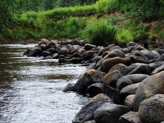 Picturesque beautiful view of river 