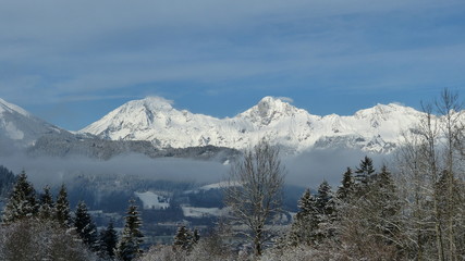 Ennstaler Alpen verschneit