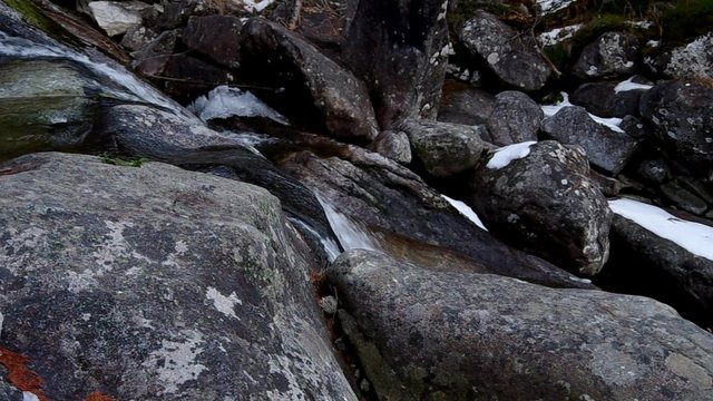 Waterfalls of Studeny potok in High Tatras mountains , Slovakia High Tatras: The Cold Creek Waterfalls
