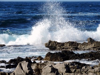 waves in the Tyrrhenian Sea