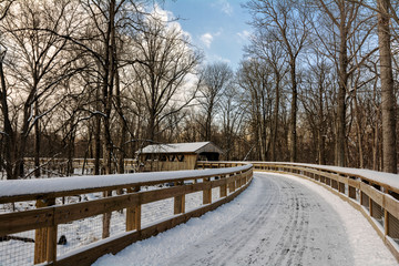 Snowy Covered Bridge Trail