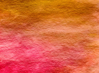 Yellow Pink Red Orange Watercolor Wash Background Texture Patter