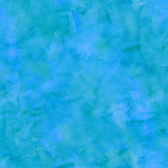 Blue Green Aqua Teal Turquoise  Watercolor Paper Background Text
