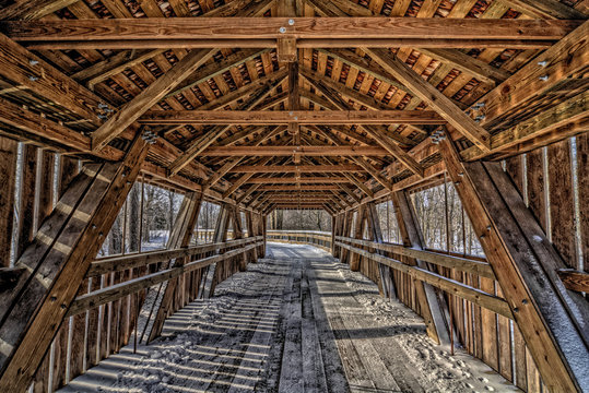 Inside a Covered Bridge