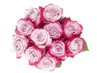 bouquet of crimson roses