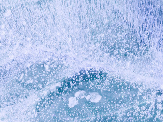 transparent thin ice