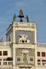Fototapeta na wymiar Saint Mark Clocktower with famous Moors