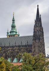 Fototapeta na wymiar St. Vitus Cathedral, Prague