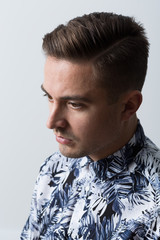 Obraz premium Closeup of young man