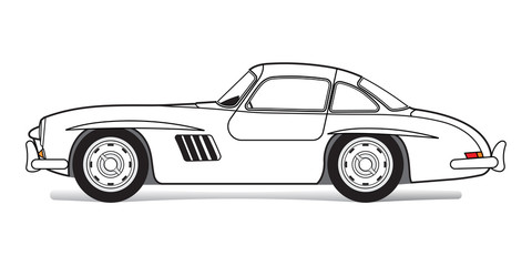 Fototapeta premium Sports car