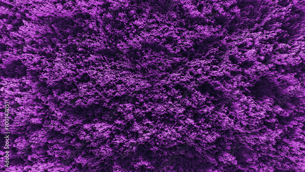 Poster 3d render of abstract planet surface with high detailed relief made with displacement noise