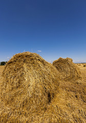 haystacks straw  . summer