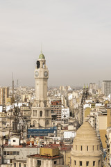 Obraz premium Aerial View of Buenos Aires from Panoramic Viewpoint