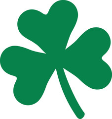 Shamrock with three leaves icon