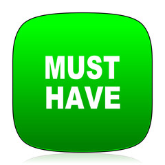 must have green icon for web and mobile app