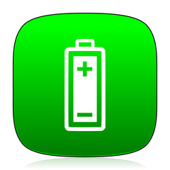 battery green icon for web and mobile app