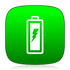 battery green icon for web and mobile app