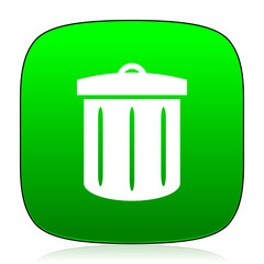 recycle green icon for web and mobile app