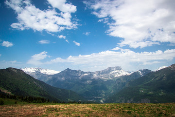 Fototapeta premium valley in French Alps