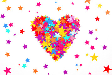 Heart of the colored stars