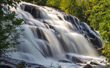 Bond Falls. Gorgeous Bond Falls on the Ontonagon River in Michigan's Upper Peninsula.