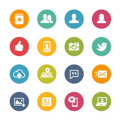 Social Icons -- Fresh Colors Series