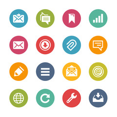 Web and Mobile Icons 9 -- Fresh Colors Series