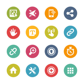 Web and Mobile Icons 10 -- Fresh Colors Series